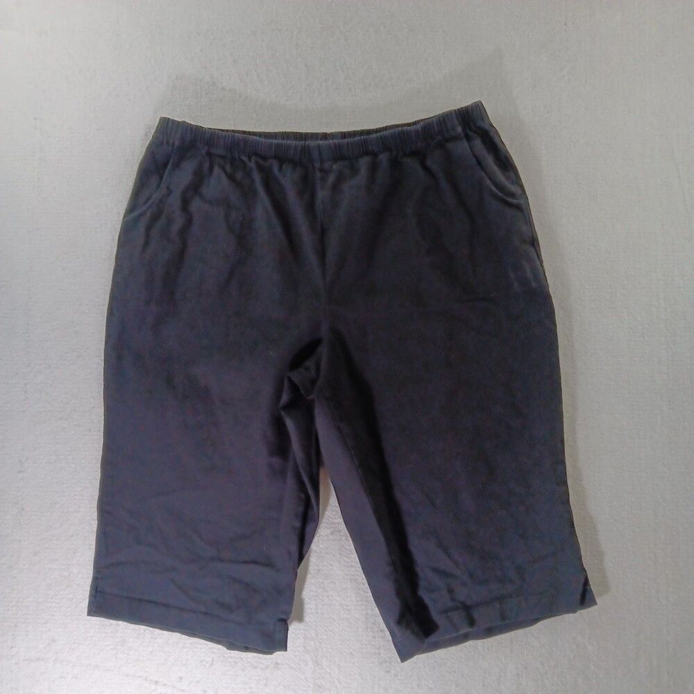 D & Co Capri Pants Women's Size 2X  Black